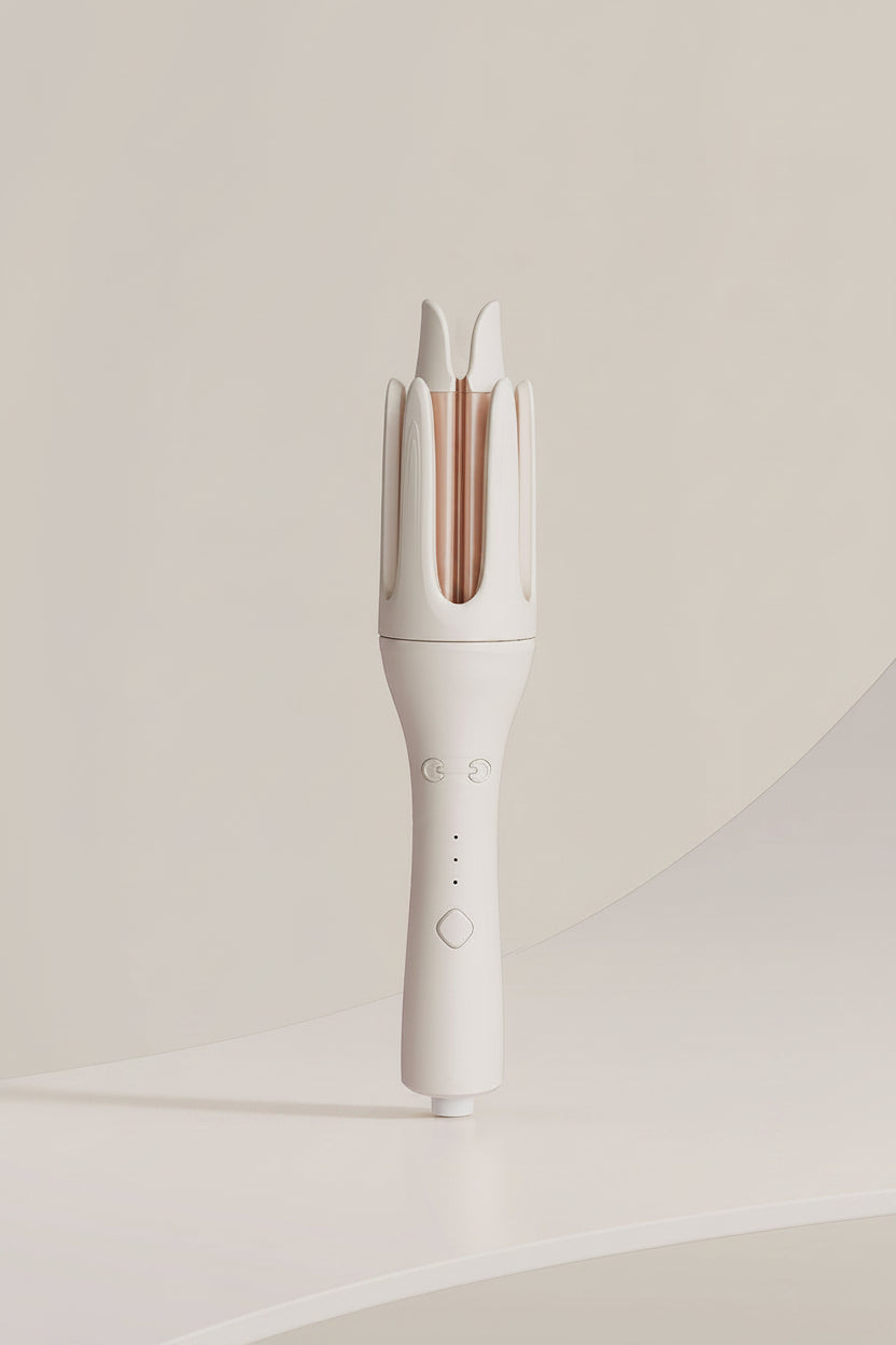 hair Curling Iron for Big Waves, Fully Automatic Curling Iron, Rotating Korean Style Lazy Electric Curling Iron That Does Not Damage Hair