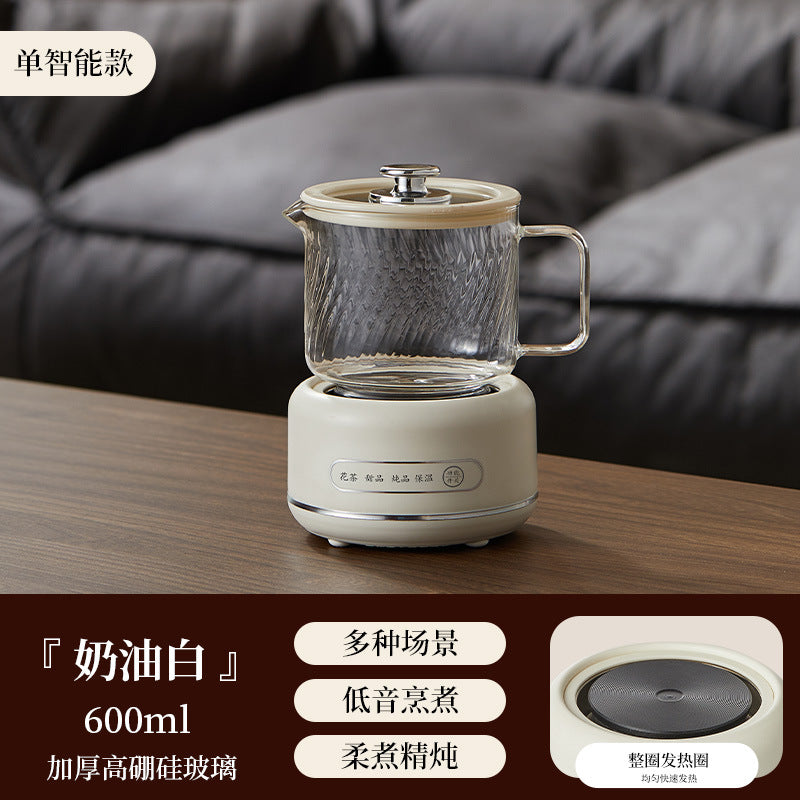 Multi-functional Flower Tea Pot Household Health Pot Mini Glass Boiling Kettle Small Health Cup Gift Electric Stew Cup for Tea