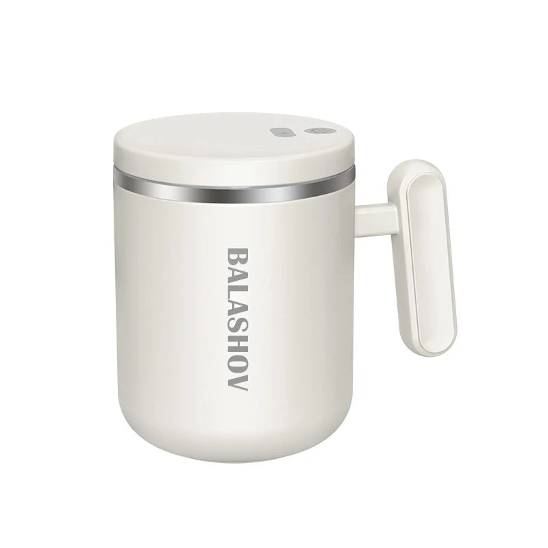 400ml Electric Automatic Self Stirring Cup Self Mixing Coffee Mug Glass Waterproof Protein Powder Stirrers for Home Office
