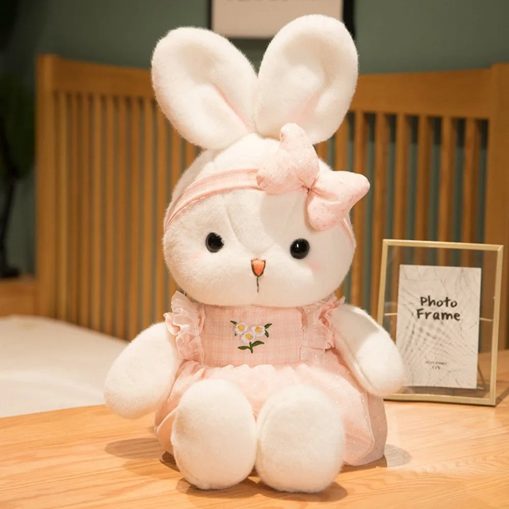 Kawaii Long Ears Plush Rabbit Doll Appeasement Doll 30cm Stuffed Animal Bunny Skirt Bunny Toy Kids