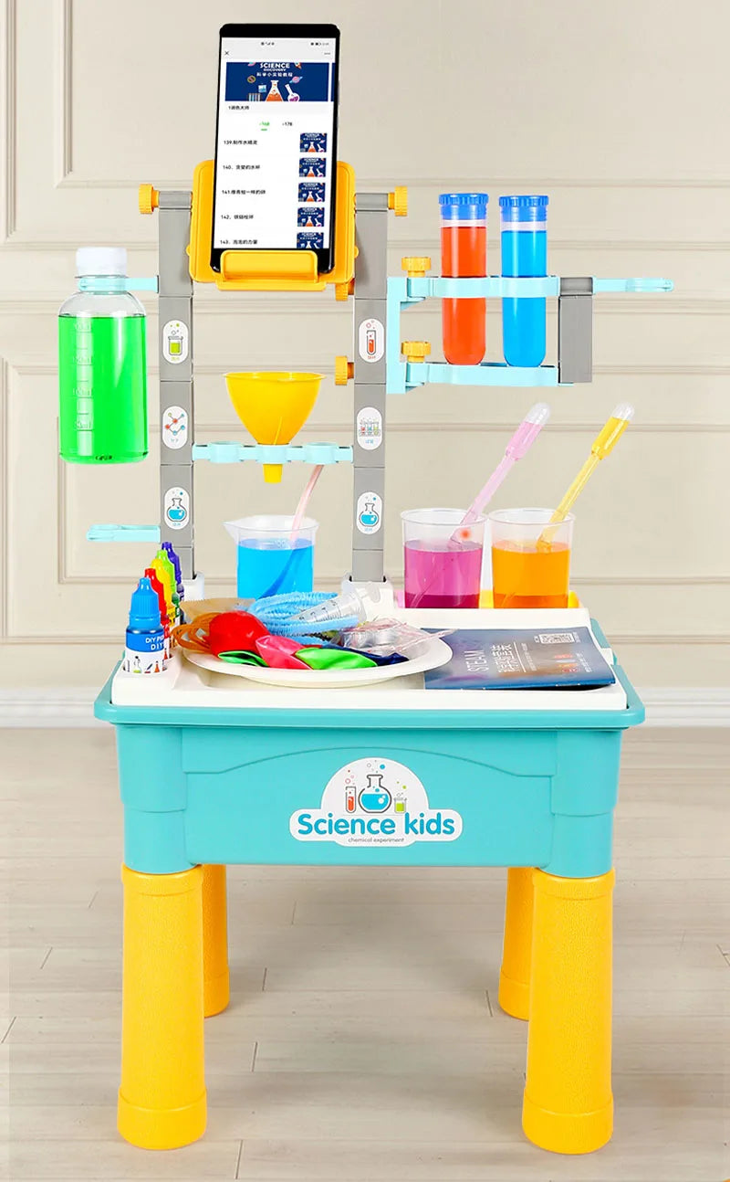 Kids Science Laboratory Teaching Aids Toys Kit Educational Toys For Children Chemical Tools Table STEM Toys Funny Learning Toy