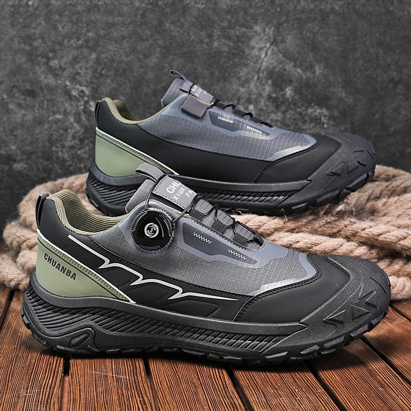 2026 new men's shoes work sports shoes fashionable casual shoes comfortable multi-functional low top shoes outdoor hiking shoes
