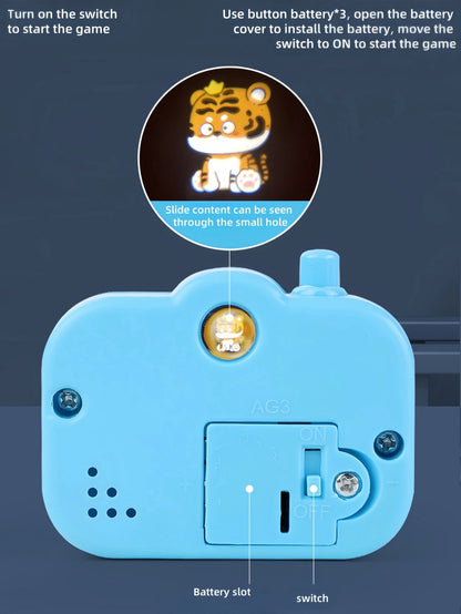 1 pc Children's Toys|Children's Mini Projection Camera|Camera Luminous Projector|Suitable for holiday gifts