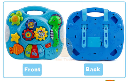 Music Table Baby Toys Learning Machine Educational Toy Music Learning Table Toy Musical Instrument for Toddler 6 months+