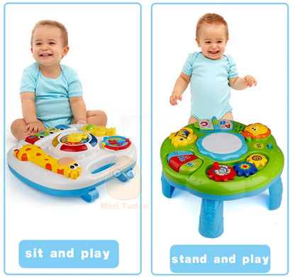 Music Table Baby Toys Learning Machine Educational Toy Music Learning Table Toy Musical Instrument for Toddler 6 months+