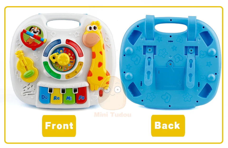 Music Table Baby Toys Learning Machine Educational Toy Music Learning Table Toy Musical Instrument for Toddler 6 months+