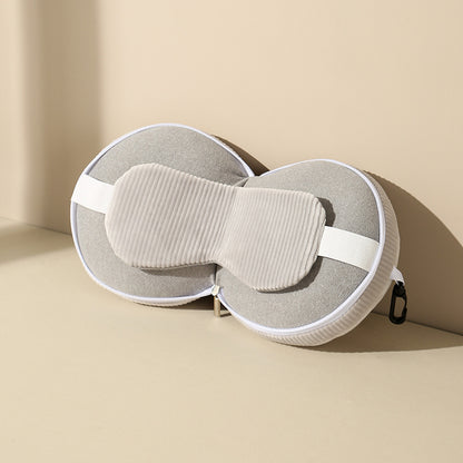 U-shaped pillow shading sleep eye mask two-in-one pillow PP cotton nap rest pillow aircraft travel pillow cutting eye mask pillow