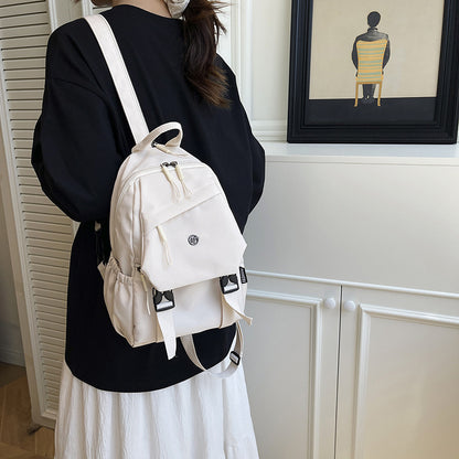 2026 Summer Workwear Style Simple Student School Bag Fashionable Oxford Cloth Backpack Outdoor Leisure Travel Backpack