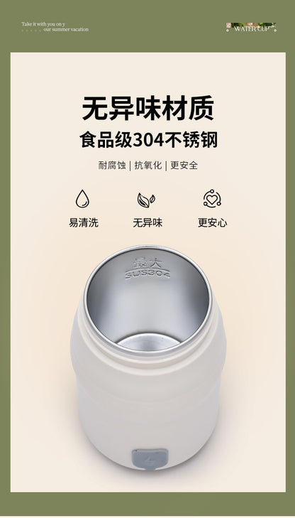 Travel Car Kettle Burning Water Cup Portable Kettle Small Constant Temperature Pot Electric Water Cup Heating Thermos Cup