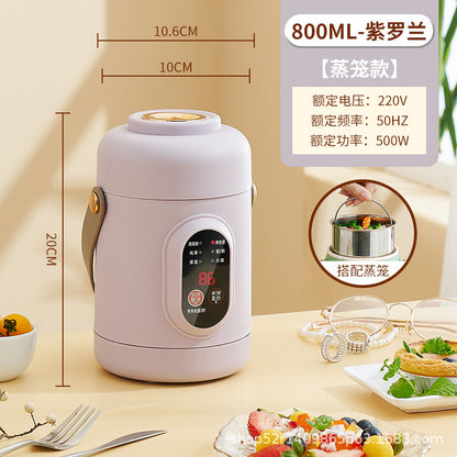 Mini Electric Rice Cooker Smart Small Electric Cooker Portable Small Electric Cooker Office Porridge Soup Non-stick Cooker Gift