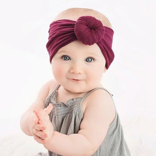 European and American New Halloween Children's Hair Band Pumpkin Head Printed Bow Baby Hair Accessories Baby Headscarf