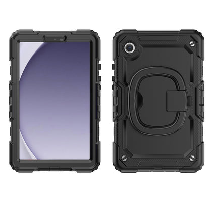 Applicable to Samsung Tab A9 silicone + PC protective case 8.7-inch rotating bracelet X115 multi-functional drop-resistant tablet case