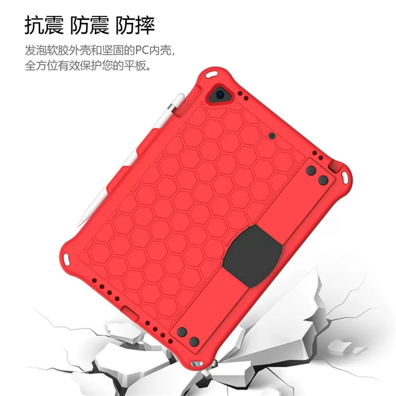 Applicable ipad10.2 inch protective case silicone mini5 drop-resistant iPad9.7 handheld air3 full cover air4