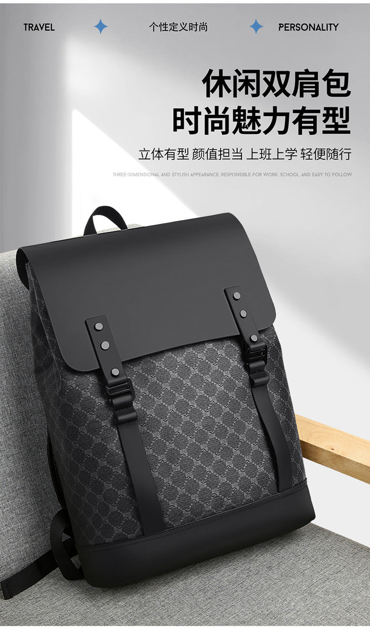 Backpack Men's New Business Commuter Backpack Sports Niche Lightweight Laptop Bag Outdoor Travel Fashion