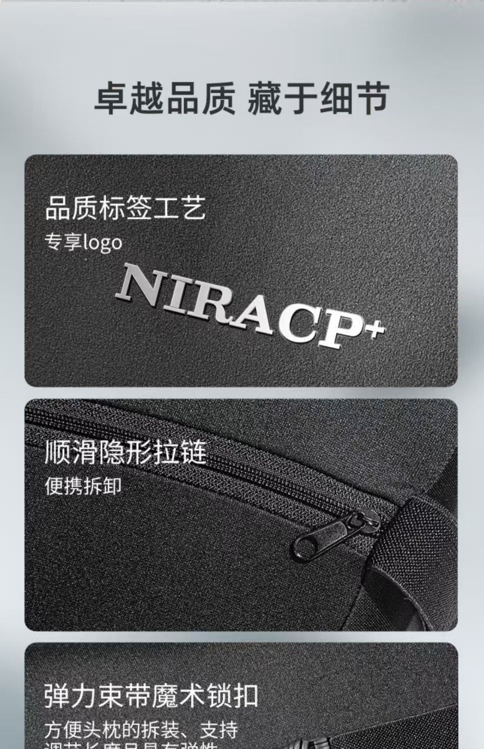 Car Headrest Neck Pillow Lumbar Pillow Car Pillow Car Neck Pillow Memory Seat Backrest Waist suit Cushion