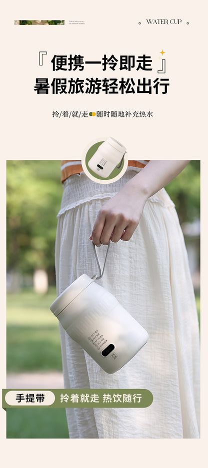 Travel Car Kettle Burning Water Cup Portable Kettle Small Constant Temperature Pot Electric Water Cup Heating Thermos Cup