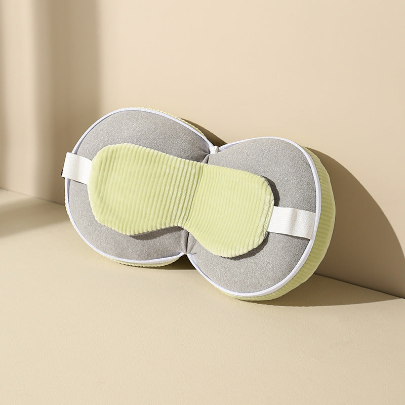 U-shaped pillow shading sleep eye mask two-in-one pillow PP cotton nap rest pillow aircraft travel pillow cutting eye mask pillow