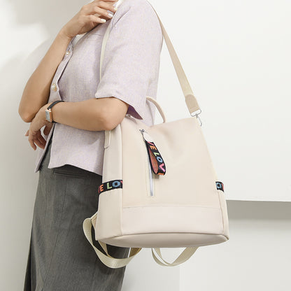 Korean style new fashion Oxford cloth casual women's backpack lightweight waterproof shopping storage anti-theft travel bag