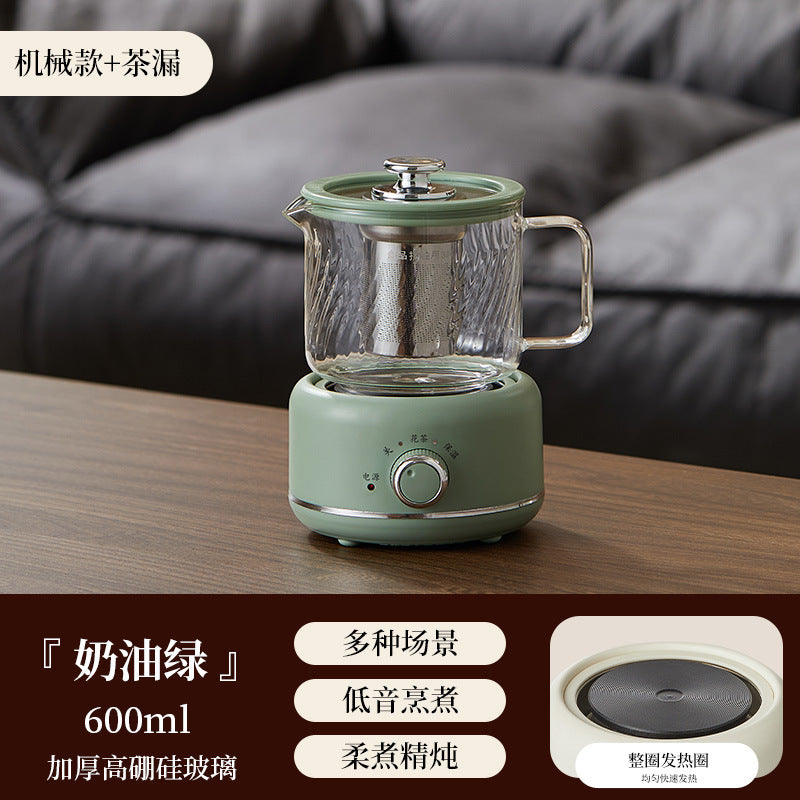 Multi-functional Flower Tea Pot Household Health Pot Mini Glass Boiling Kettle Small Health Cup Gift Electric Stew Cup for Tea