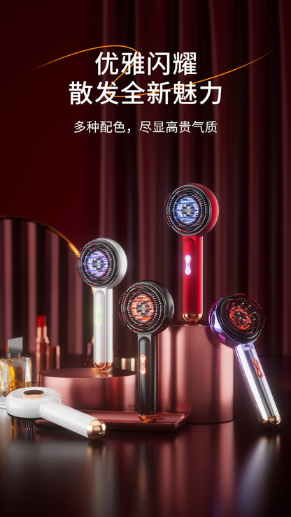 Electric EMS multi-function massage comb laser hair growth instrument scalp massager medicine comb comb hair red comb