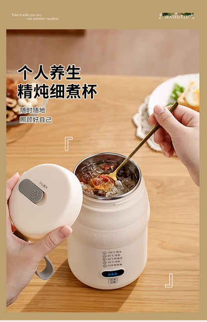 Travel Car Kettle Burning Water Cup Portable Kettle Small Constant Temperature Pot Electric Water Cup Heating Thermos Cup