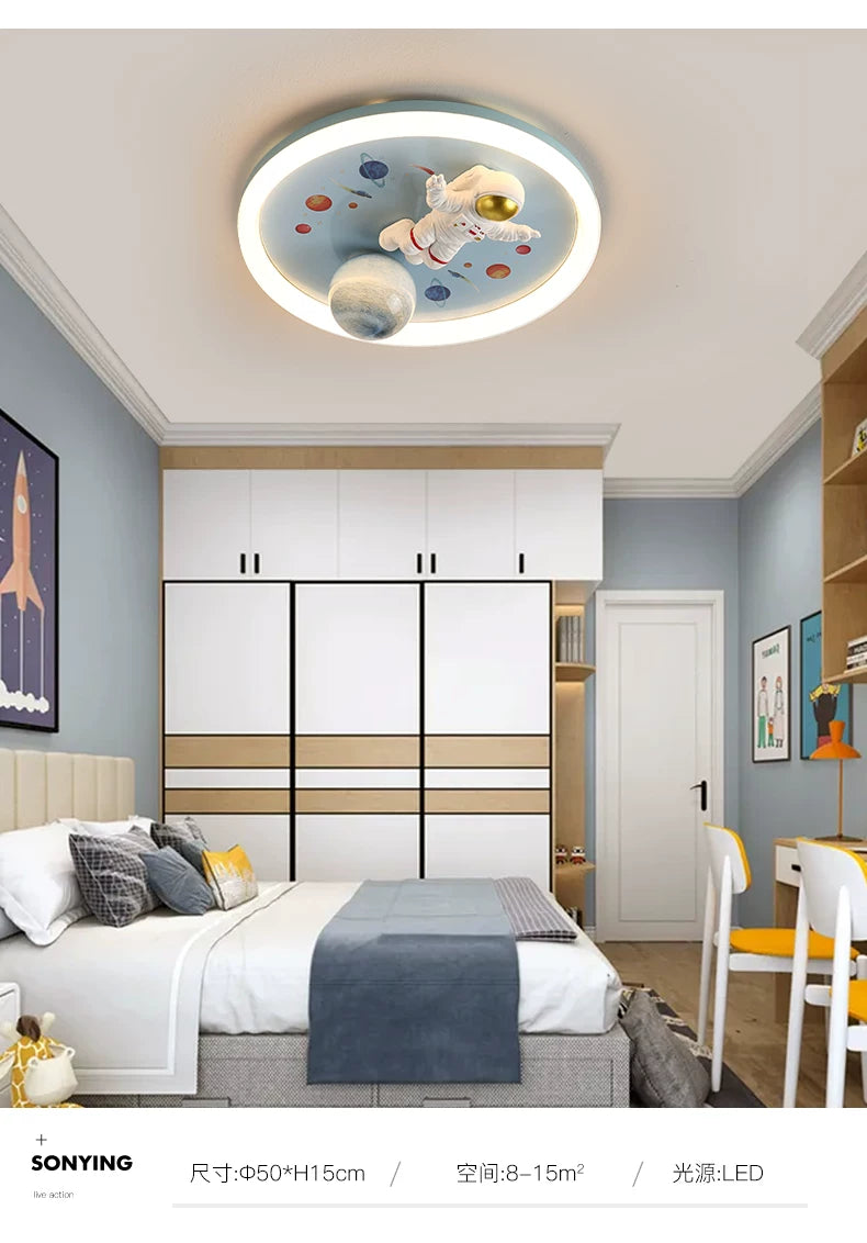 Modern cartoon LED lights children's rooms ceiling lights bedrooms study rooms creative home decoration indoor lighting fixtures