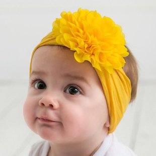 European and American New Halloween Children's Hair Band Pumpkin Head Printed Bow Baby Hair Accessories Baby Headscarf
