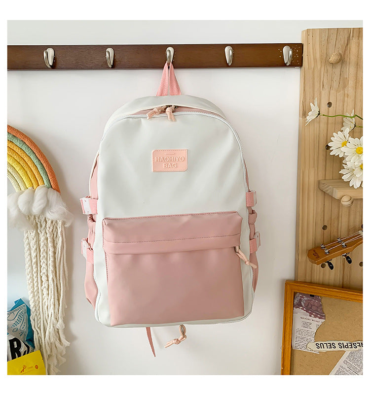 New Front Pieces Detachable Double Backache Bag Girl's Backpack Large Capacity Transparent Baby Bag Multifunctional Student Schoolbag