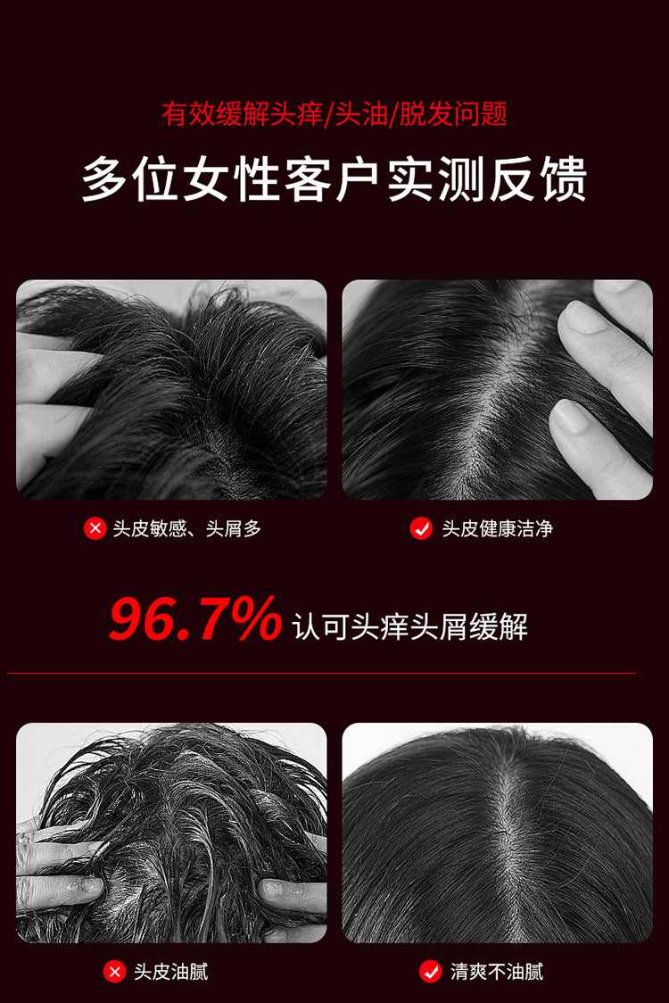 Electric EMS multi-function massage comb laser hair growth instrument scalp massager medicine comb comb hair red comb