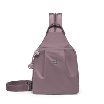 Niche High-End Mini Backpack, New Style, Simple and Versatile, Anti-Theft Women's Chest Bag, Fashionable and Lightweight Women's Bag