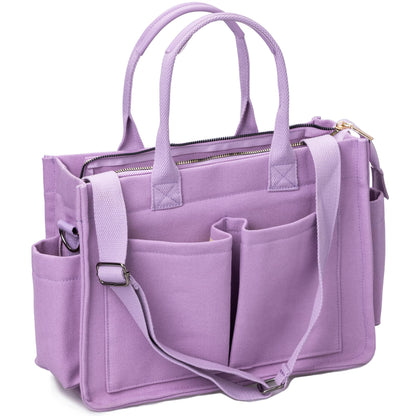 New Women's Large Canvas Handbag Laptop Crossbody Bag Mummy Bag Daily Bag Handbag