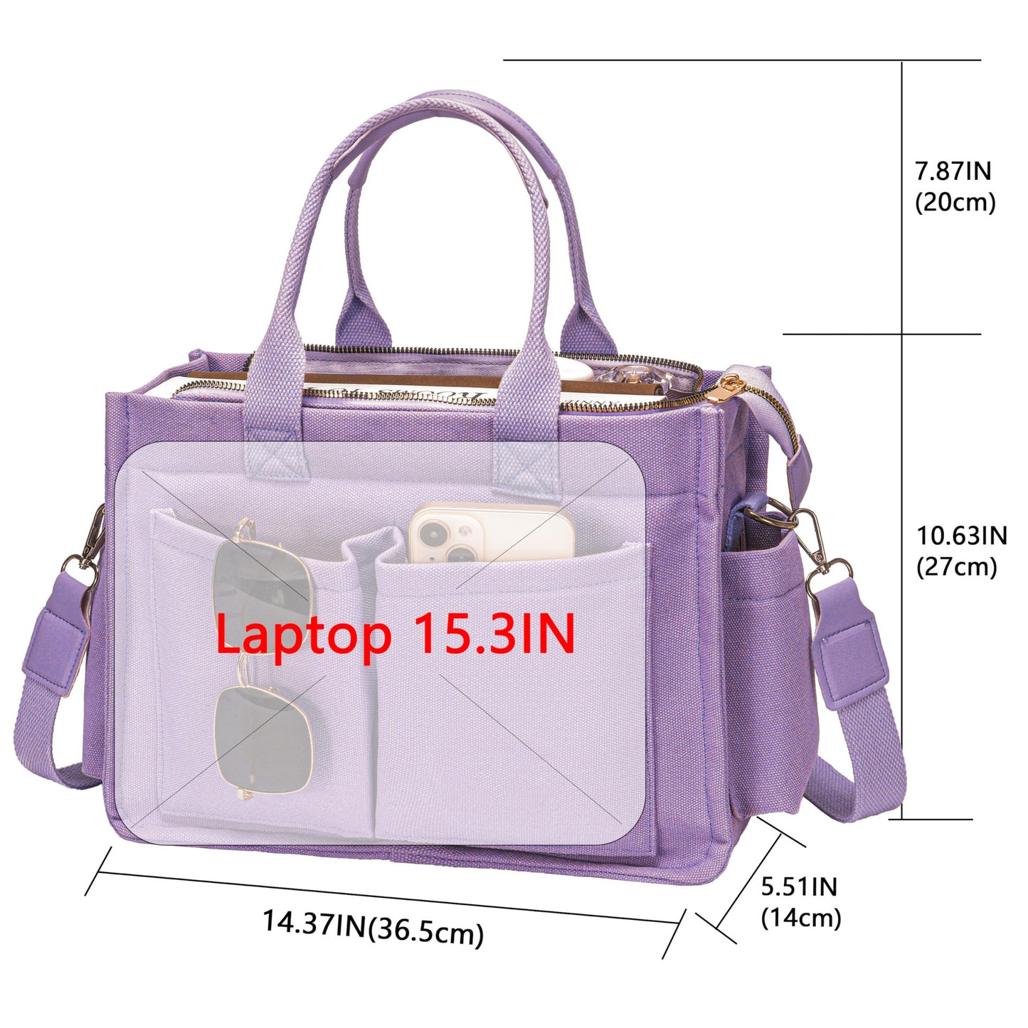 New Women's Large Canvas Handbag Laptop Crossbody Bag Mummy Bag Daily Bag Handbag