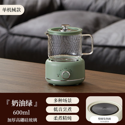 Multi-functional Flower Tea Pot Household Health Pot Mini Glass Boiling Kettle Small Health Cup Gift Electric Stew Cup for Tea