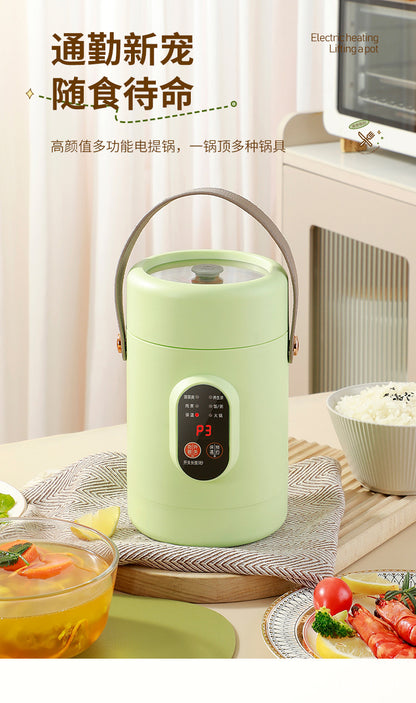 Mini Electric Rice Cooker Smart Small Electric Cooker Portable Small Electric Cooker Office Porridge Soup Non-stick Cooker Gift