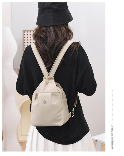 Niche High-End Mini Backpack, New Style, Simple and Versatile, Anti-Theft Women's Chest Bag, Fashionable and Lightweight Women's Bag