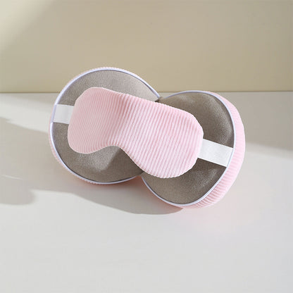 U-shaped pillow shading sleep eye mask two-in-one pillow PP cotton nap rest pillow aircraft travel pillow cutting eye mask pillow