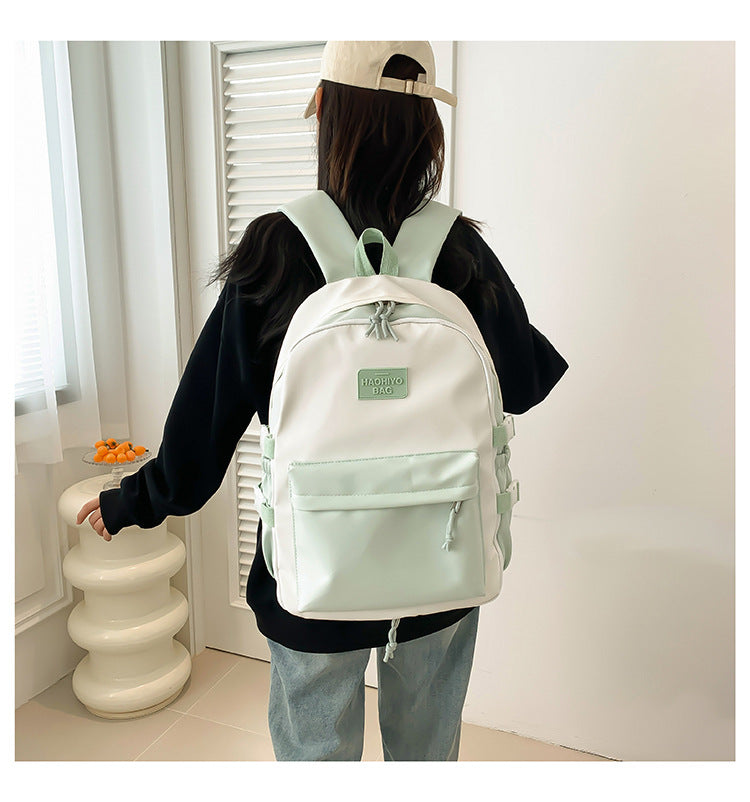 New Front Pieces Detachable Double Backache Bag Girl's Backpack Large Capacity Transparent Baby Bag Multifunctional Student Schoolbag