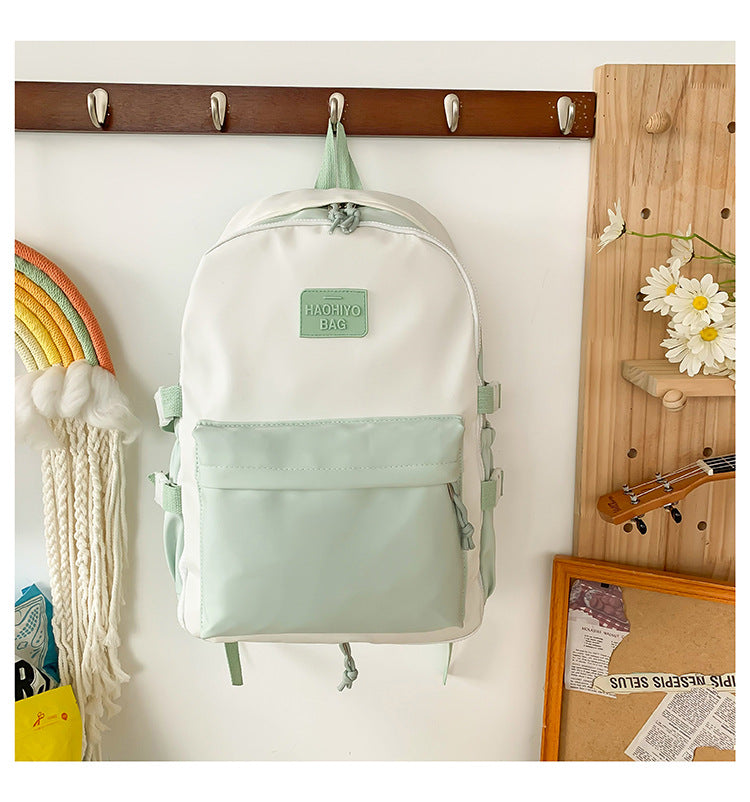 New Front Pieces Detachable Double Backache Bag Girl's Backpack Large Capacity Transparent Baby Bag Multifunctional Student Schoolbag