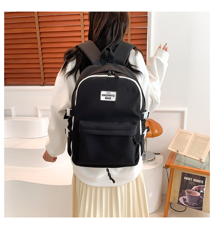 New Front Pieces Detachable Double Backache Bag Girl's Backpack Large Capacity Transparent Baby Bag Multifunctional Student Schoolbag