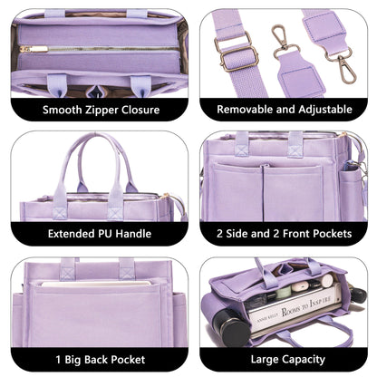 New Women's Large Canvas Handbag Laptop Crossbody Bag Mummy Bag Daily Bag Handbag