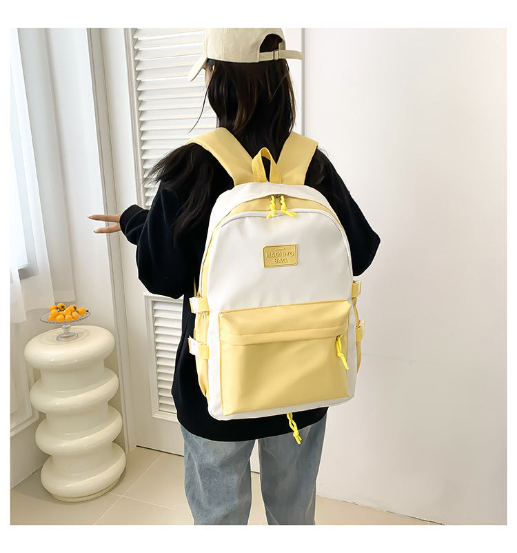 New Front Pieces Detachable Double Backache Bag Girl's Backpack Large Capacity Transparent Baby Bag Multifunctional Student Schoolbag