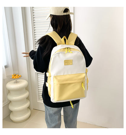New Front Pieces Detachable Double Backache Bag Girl's Backpack Large Capacity Transparent Baby Bag Multifunctional Student Schoolbag