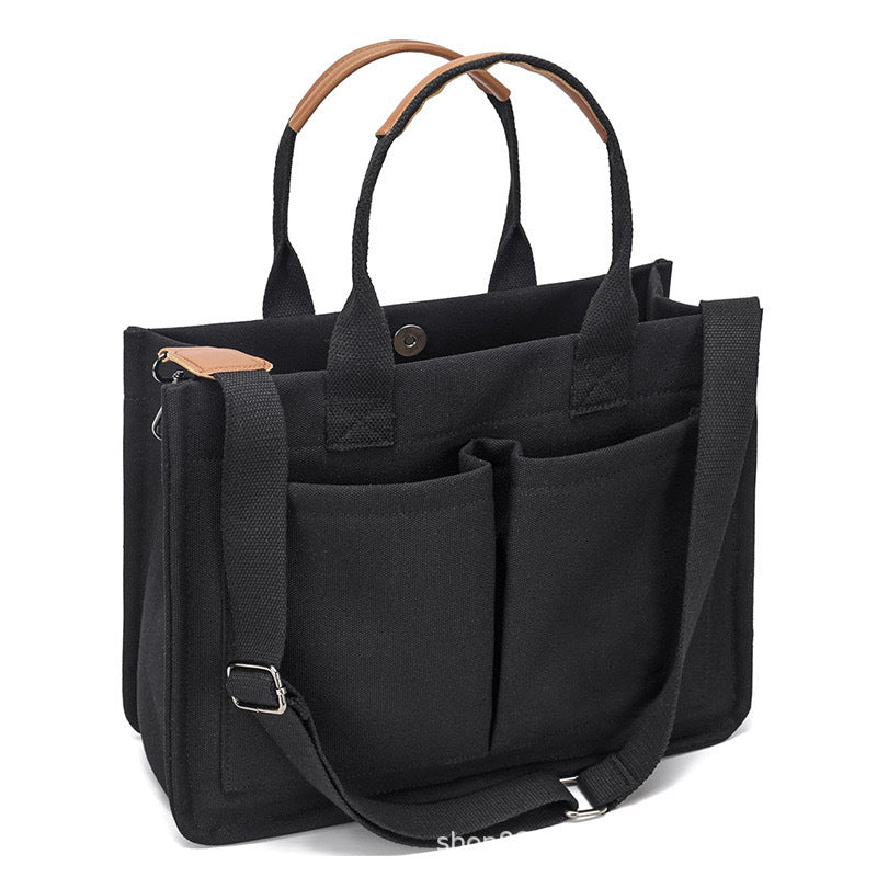 New Women's Large Canvas Handbag Laptop Crossbody Bag Mummy Bag Daily Bag Handbag