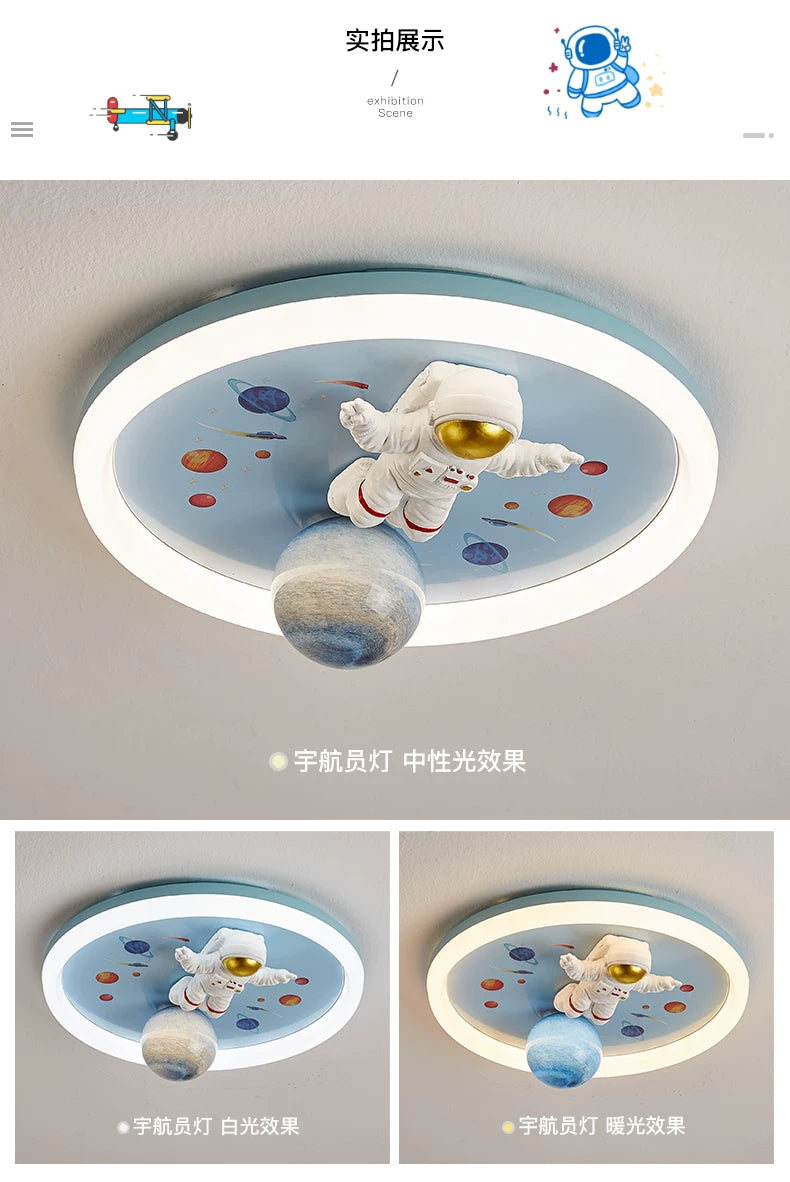 Modern cartoon LED lights children's rooms ceiling lights bedrooms study rooms creative home decoration indoor lighting fixtures