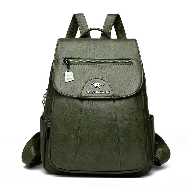 Women's Backpack 2026 Autumn and Winter New Large Capacity Casual Shoulder Bag Fashion College Student Travel Bag One-Piece Generation