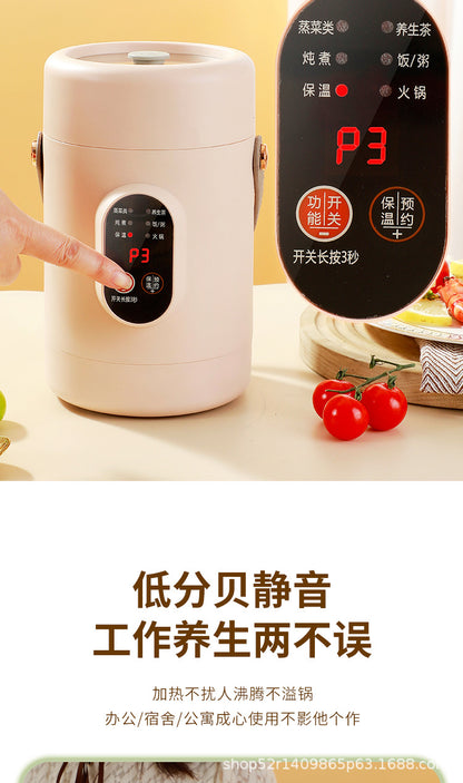 Mini Electric Rice Cooker Smart Small Electric Cooker Portable Small Electric Cooker Office Porridge Soup Non-stick Cooker Gift
