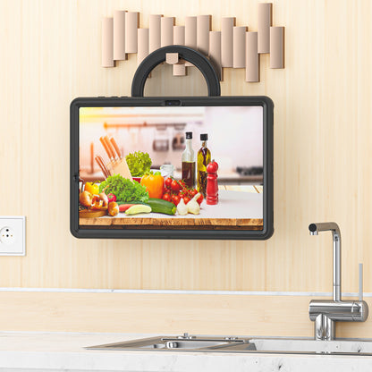 Suitable for Samsung Tab S7 S8 silicone drop-resistant tablet case PC bracelet rotating bracket S7Plus protective case