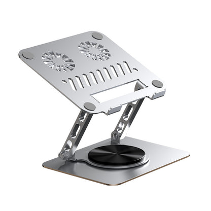 All-metal notebook cooling cooling mute exhaust cooling bracket 360 rotatable desktop vertical portable