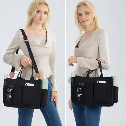 New Women's Large Canvas Handbag Laptop Crossbody Bag Mummy Bag Daily Bag Handbag
