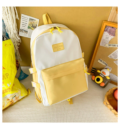 New Front Pieces Detachable Double Backache Bag Girl's Backpack Large Capacity Transparent Baby Bag Multifunctional Student Schoolbag